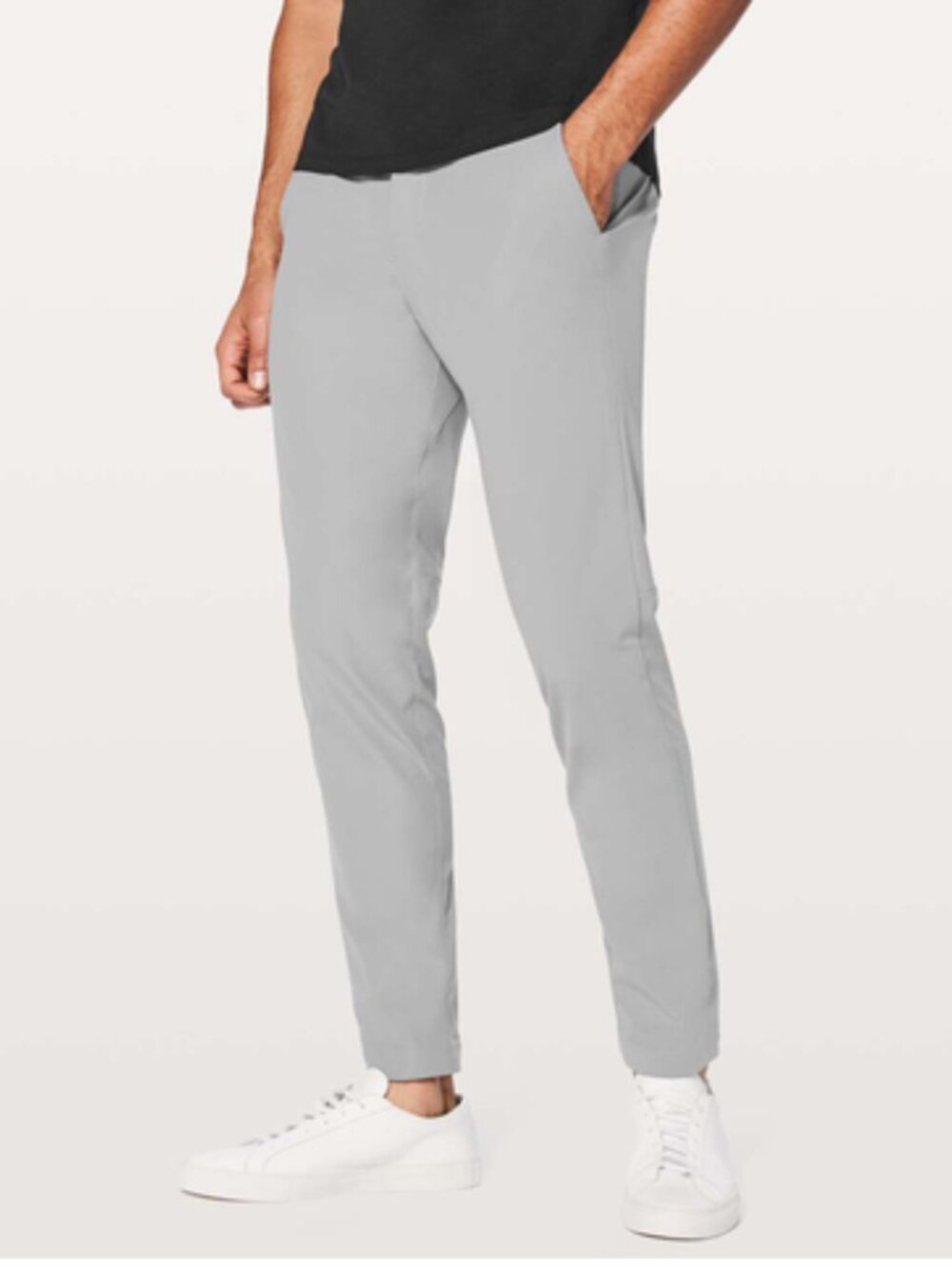 Lululemon Commission Slim Fit Pant Warpstreme Grey Chino Size 32